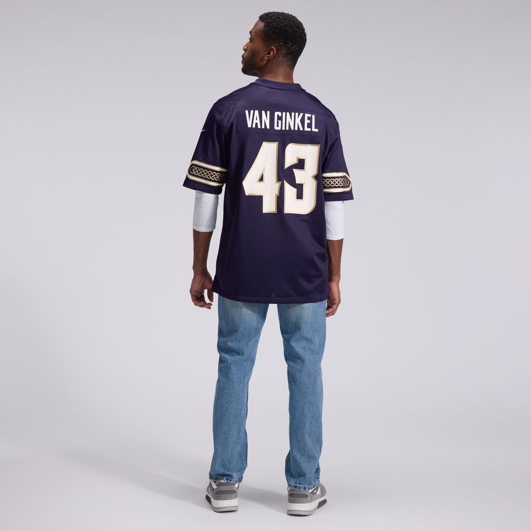 Minnesota Vikings Andrew Van Ginkel Nike 2026 Rivalries Collection Game Jersey - Purple