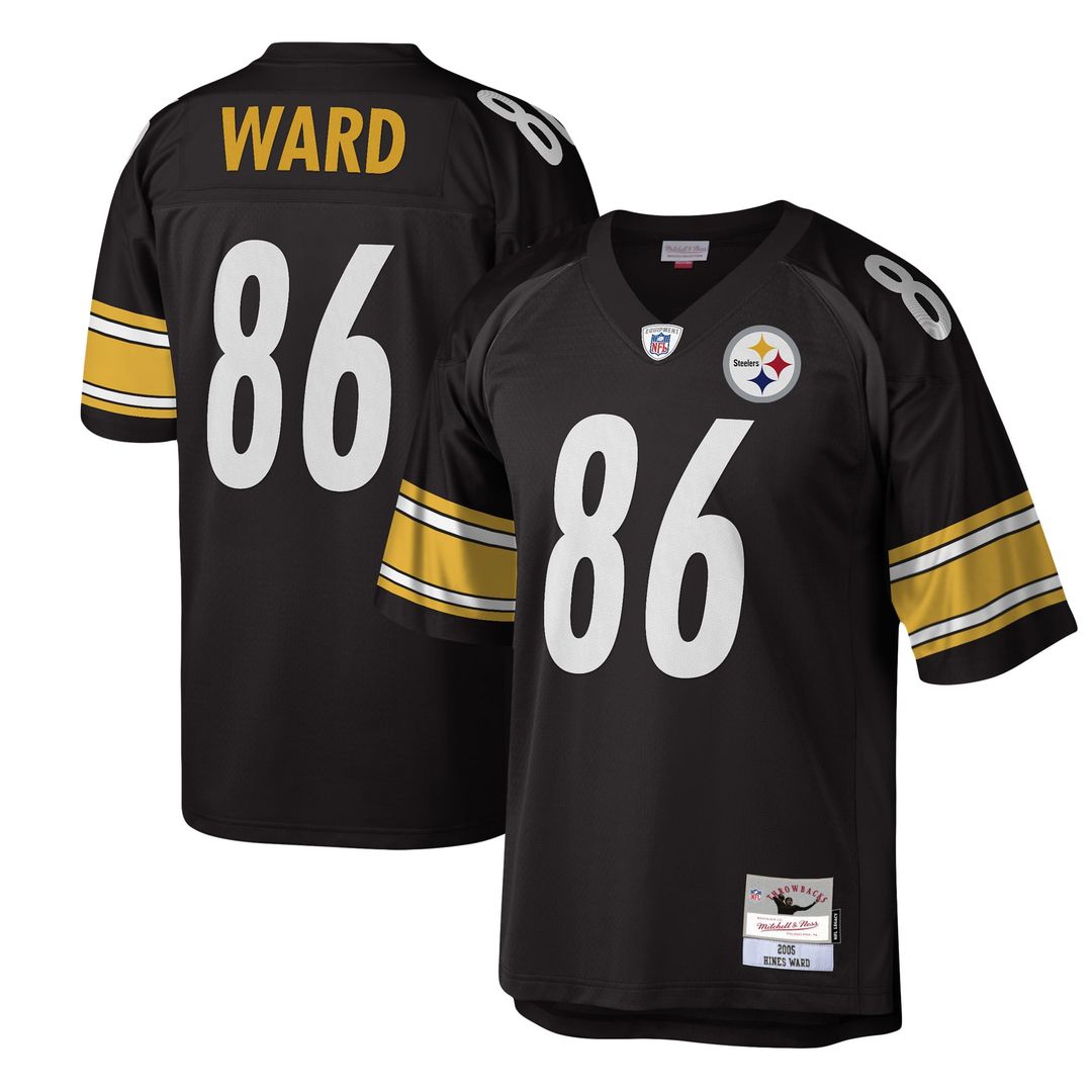 Pittsburgh Steelers Hines Ward Mitchell & Ness Legacy Replica Jersey - Black