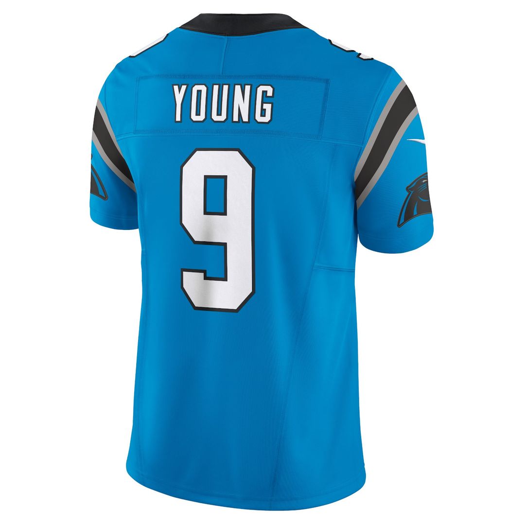 Carolina Panthers Bryce Young Nike Vapor F.U.S.E. Limited Jersey - Blue