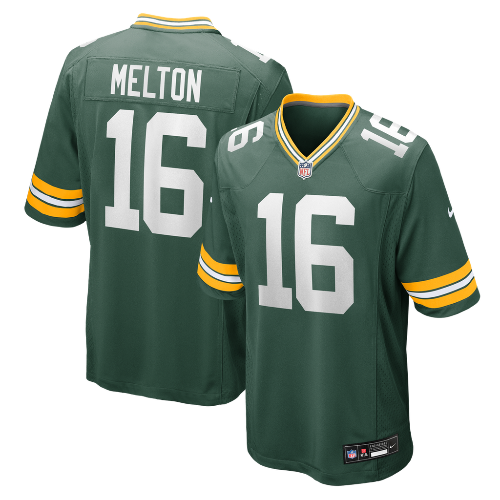 Green Bay Packers Bo Melton Nike Team Game Jersey - Green