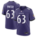 Baltimore Ravens Danny Pinter Nike Team Game Jersey - Purple