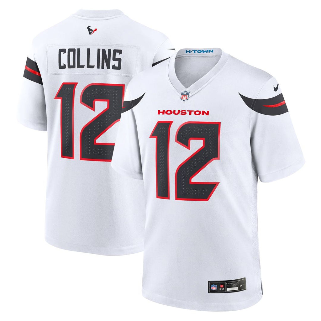 Houston Texans Nico Collins Nike Game Jersey - White