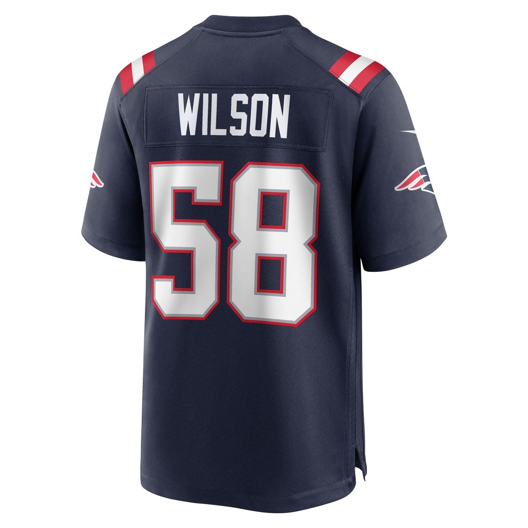 New England Patriots Jared Wilson Nike Team Game Jersey - Navy