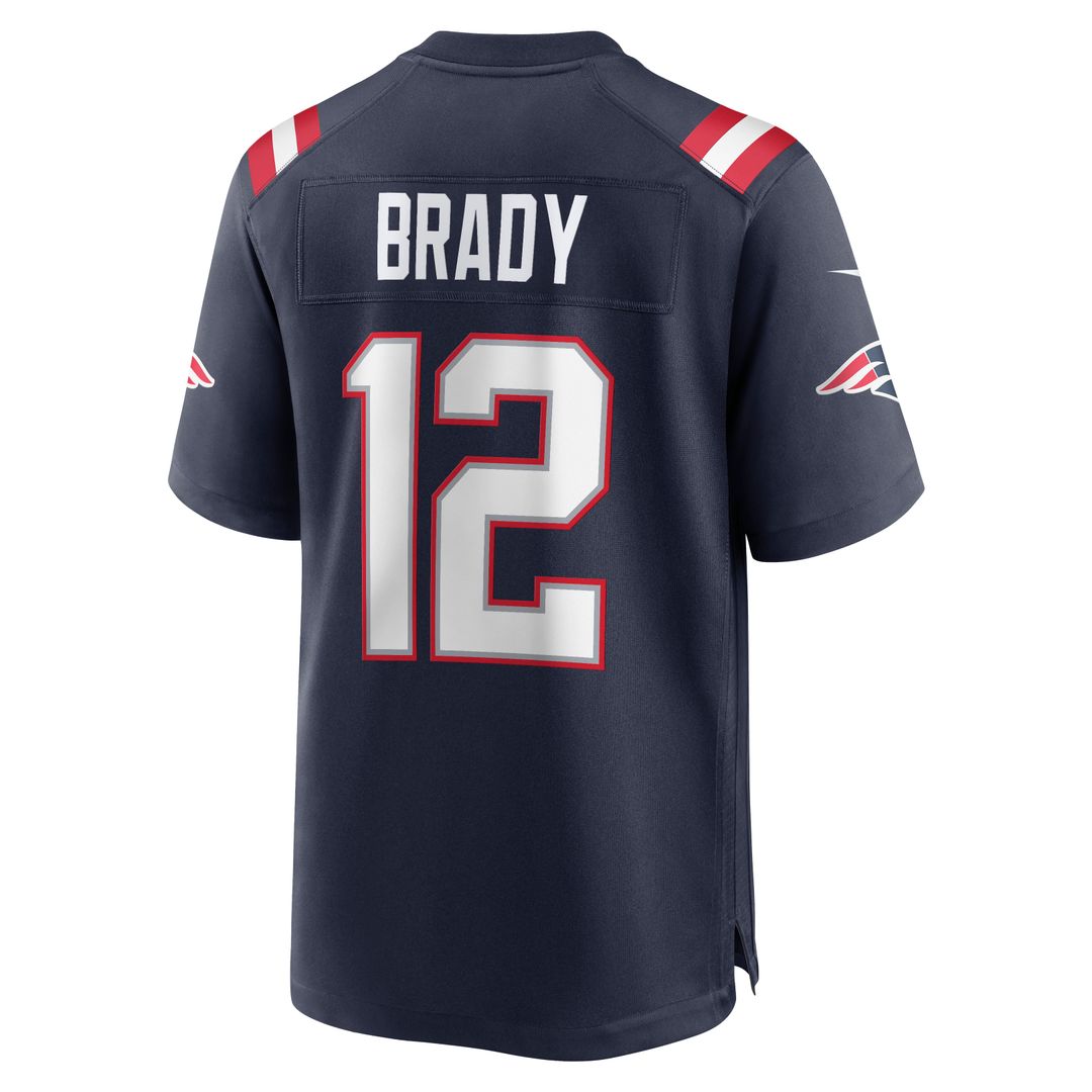 New England Patriots Tom Brady Nike Retired Game Jersey - White