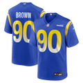 Los Angeles Rams Earnest Brown IV Nike Team Game Jersey - Royal