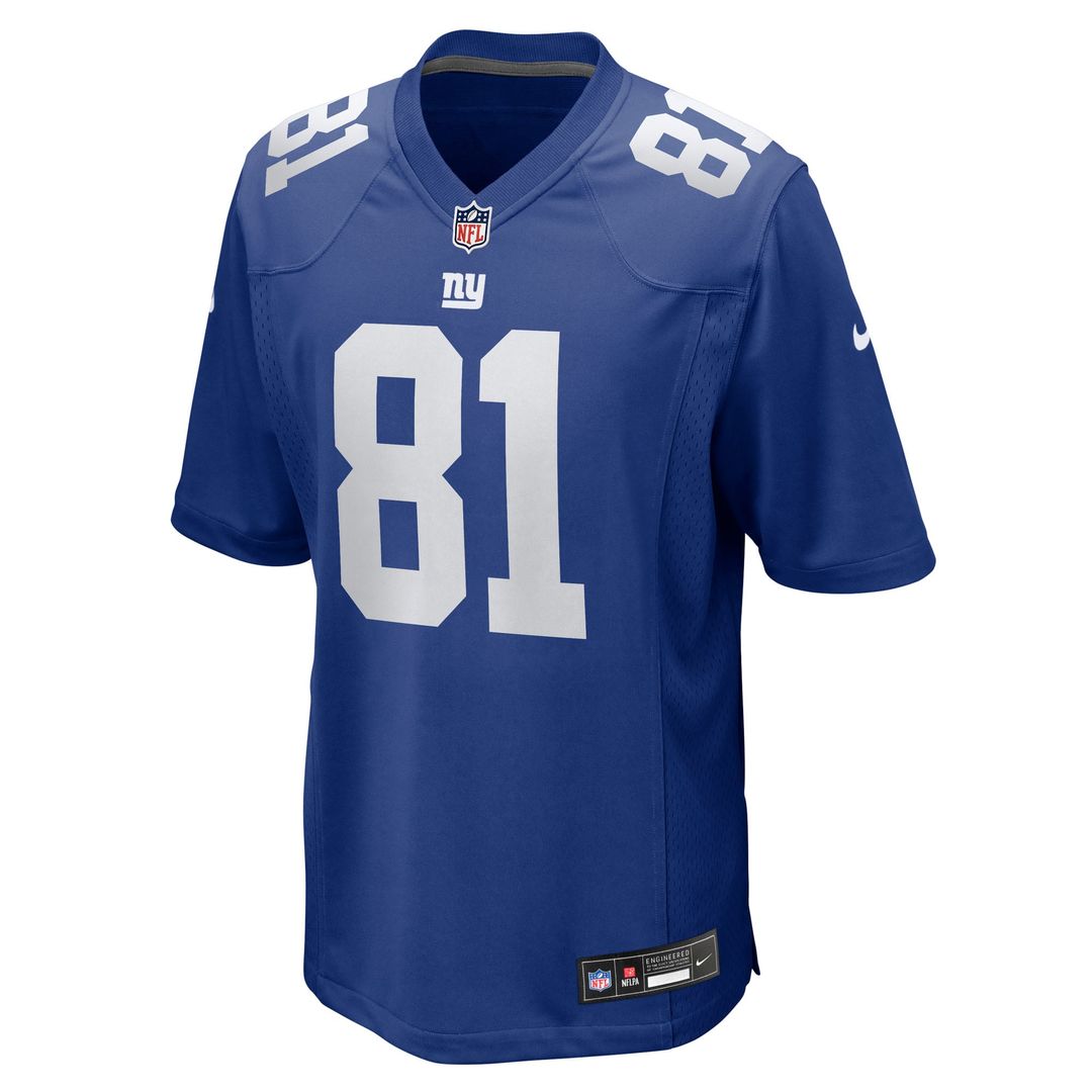 New York Giants Beaux Collins Nike Team Game Jersey - Royal