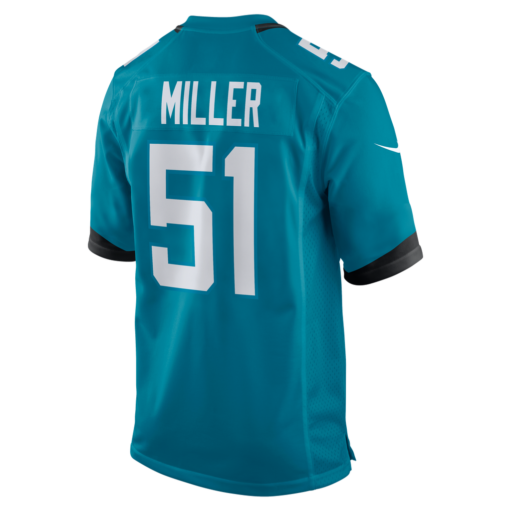 Jacksonville Jaguars Ventrell Miller Nike Game Jersey - Teal