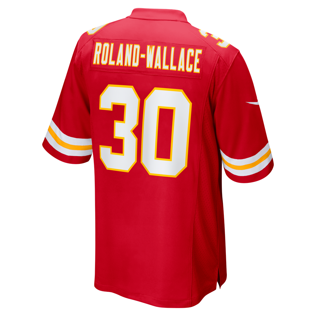 Kansas City Chiefs Chris Roland-Wallace Nike Game Jersey - Red