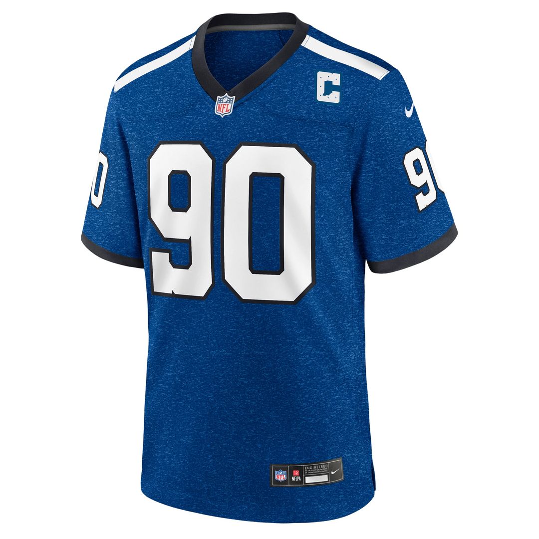 Indianapolis Colts Grover Stewart Nike Alternate Game Jersey - Blue