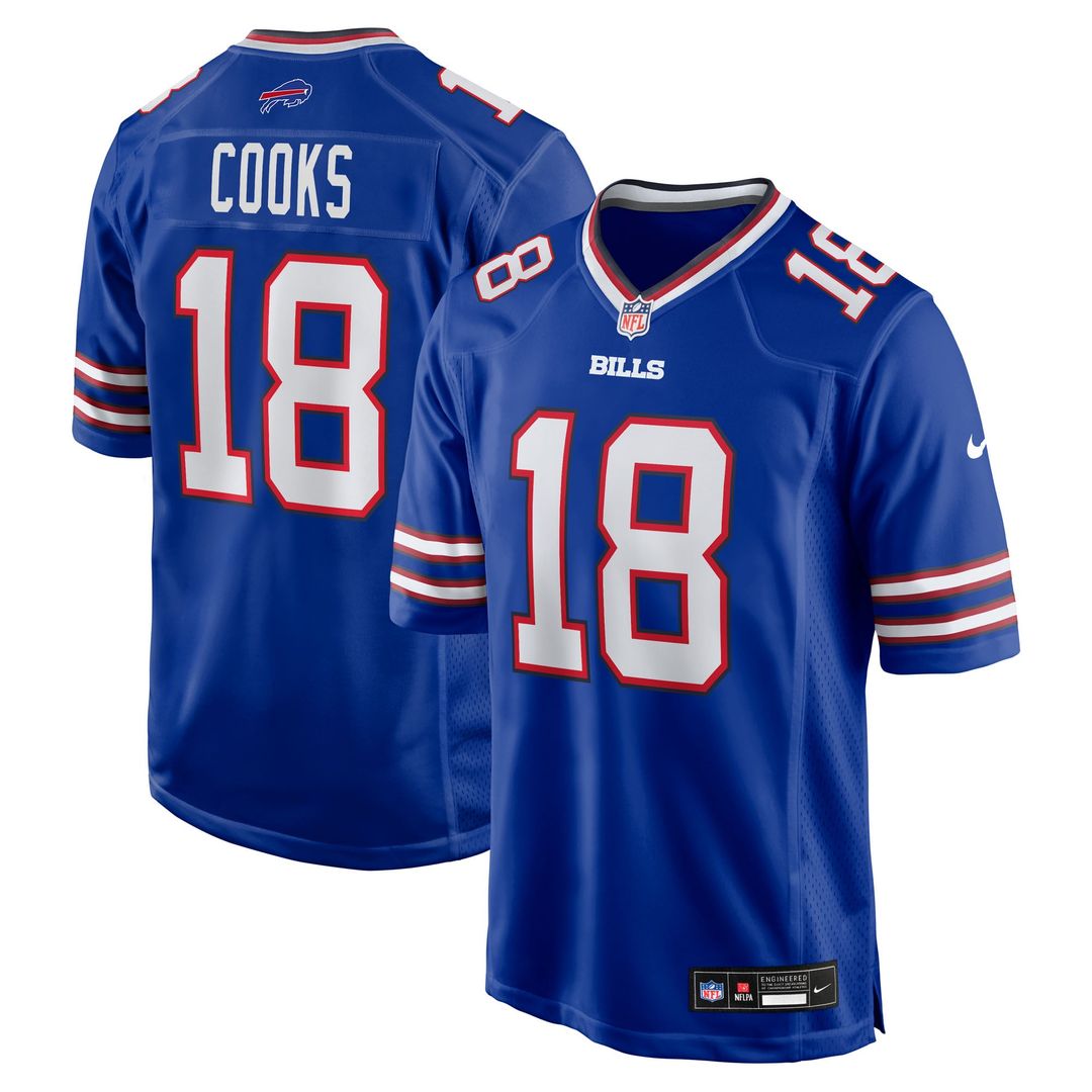 Buffalo Bills Brandin Cooks Nike Team Game Jersey - Royal