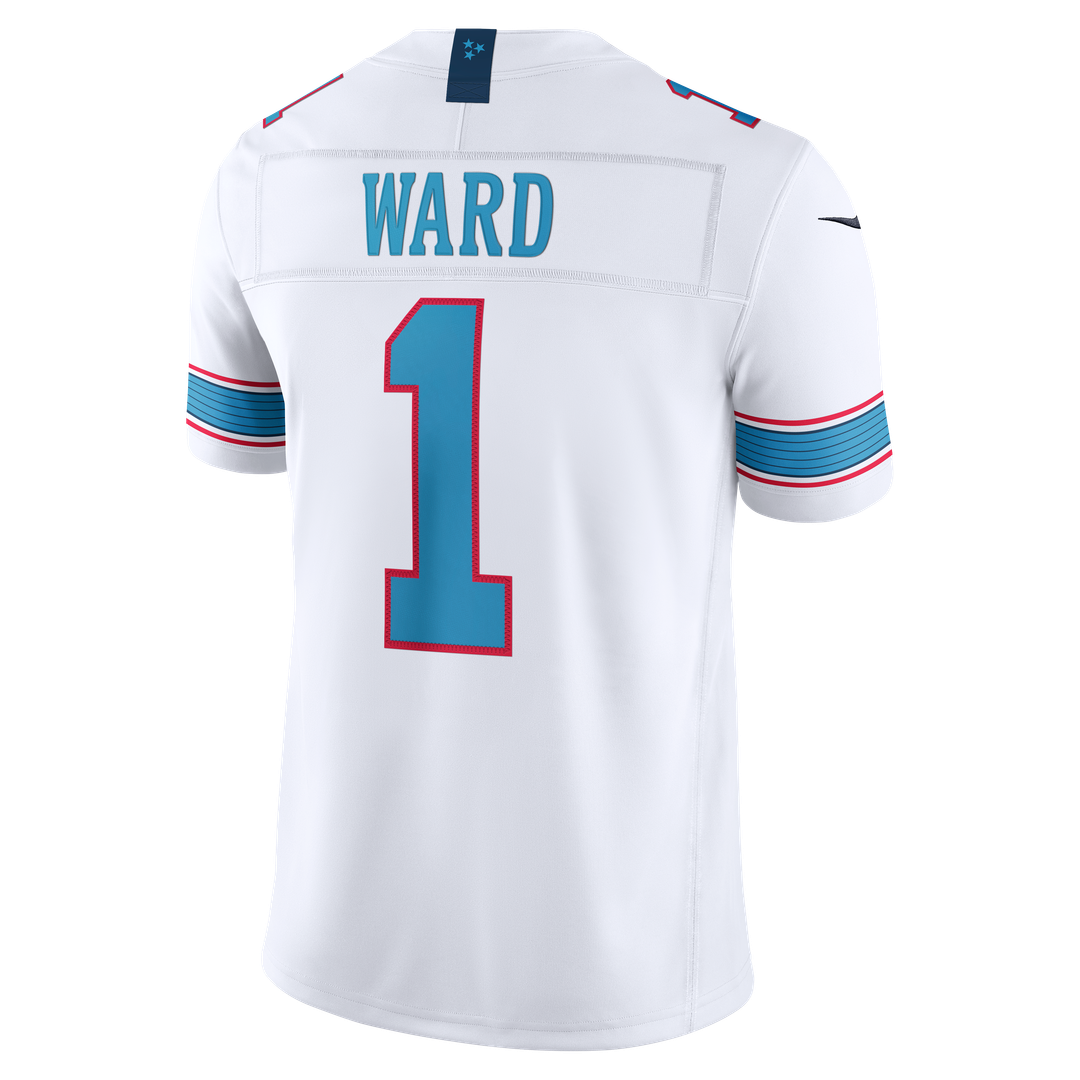 Tennessee Titans Cameron Ward Nike Team Vapor F.U.S.E. Stitched Limited Jersey - Light Blue