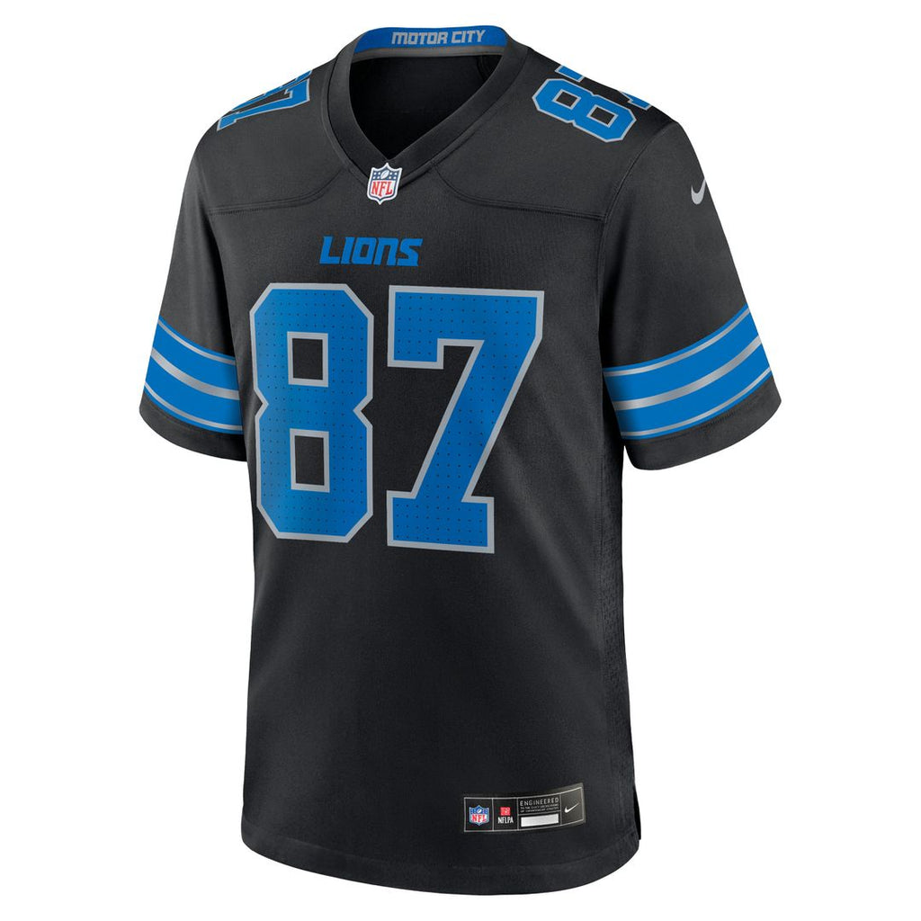 Detroit Lions Sam LaPorta Nike White Game Jersey - White