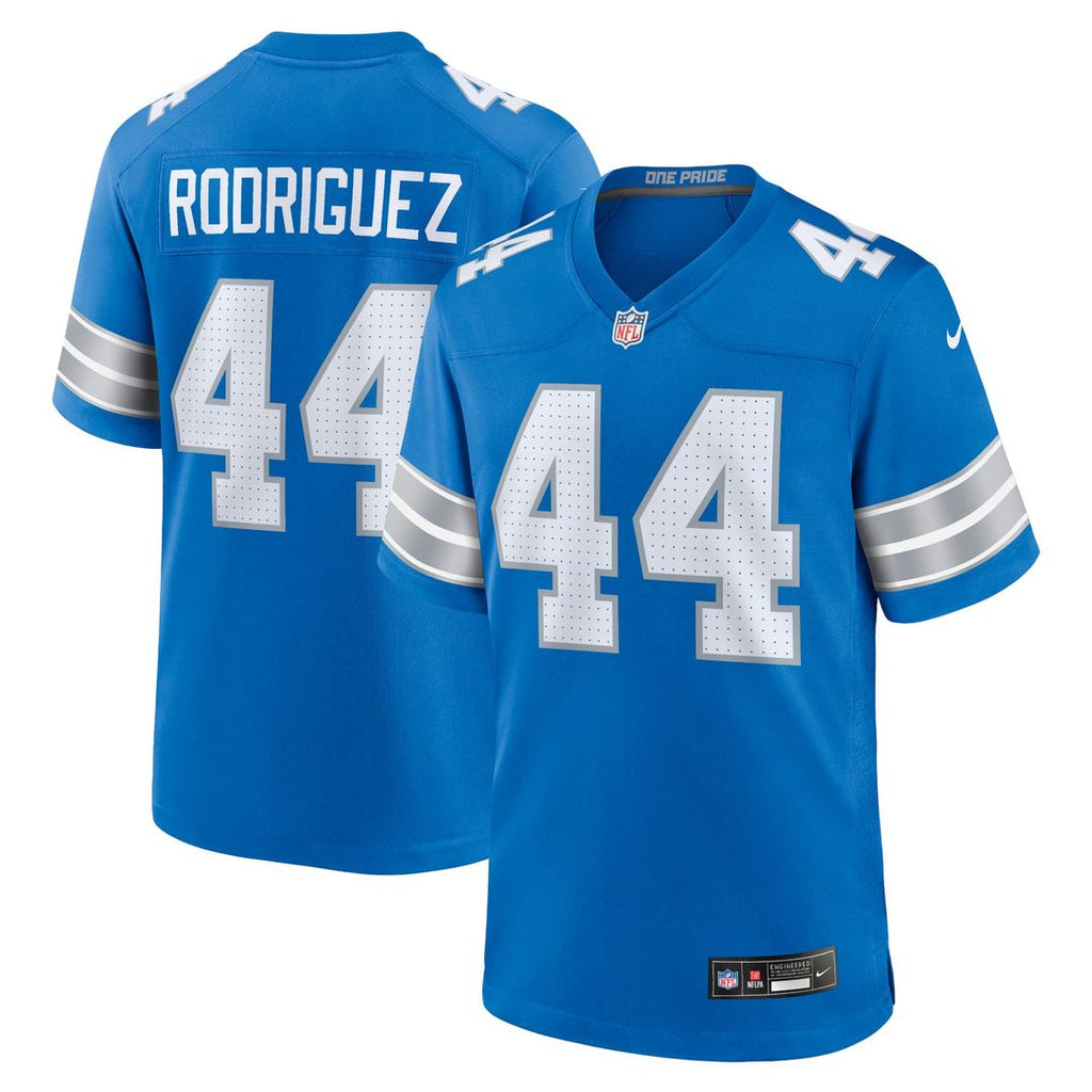 Detroit Lions Malcolm Rodriguez Nike Game Jersey - Blue