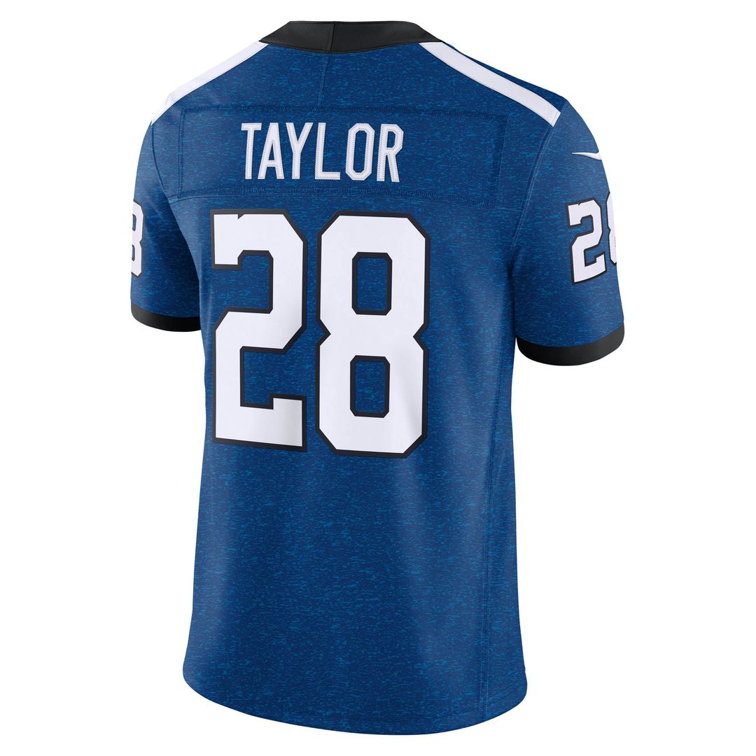 Indianapolis Colts Jonathan Taylor Nike Alternate Indiana Nights Vapor F.U.S.E. Stitched Limited Jersey - Royal