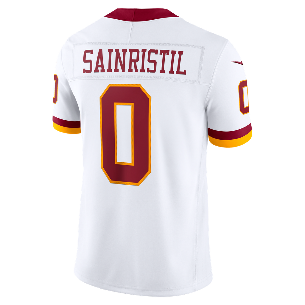 Washington Commanders Mike Sainristil Nike Vapor F.U.S.E. Stitched Limited Jersey - White