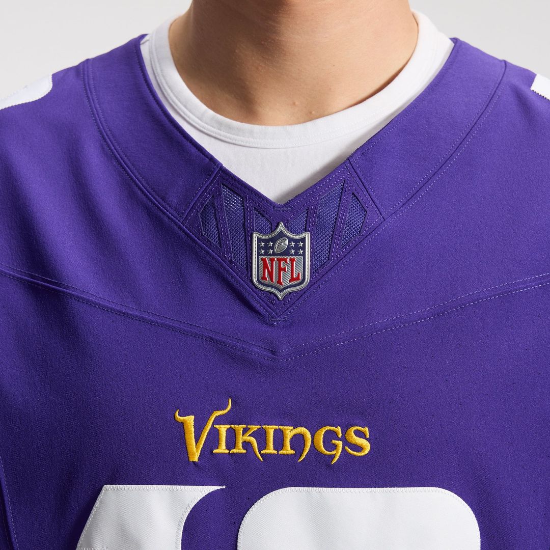 Minnesota Vikings Justin Jefferson Nike Team Vapor F.U.S.E. Elite Jersey - Purple