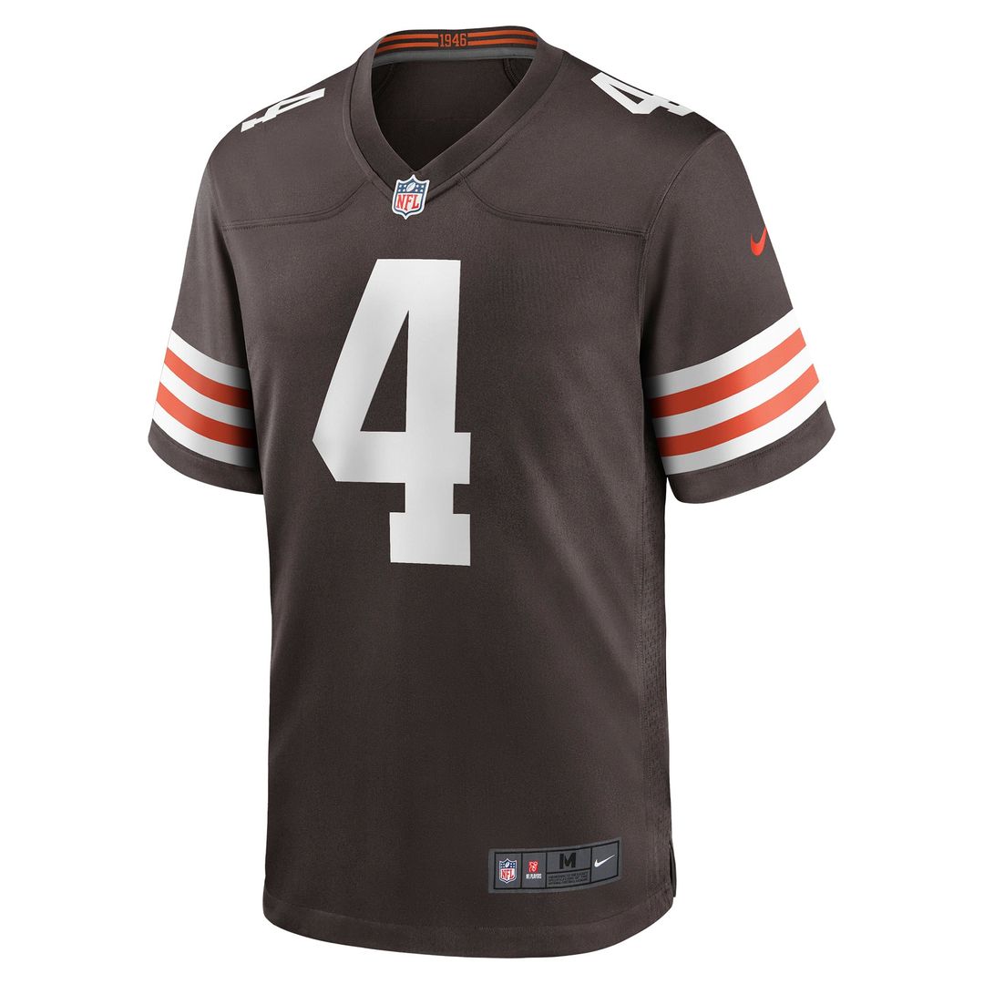 Cleveland Browns Deshaun Watson Nike Game Jersey - Brown