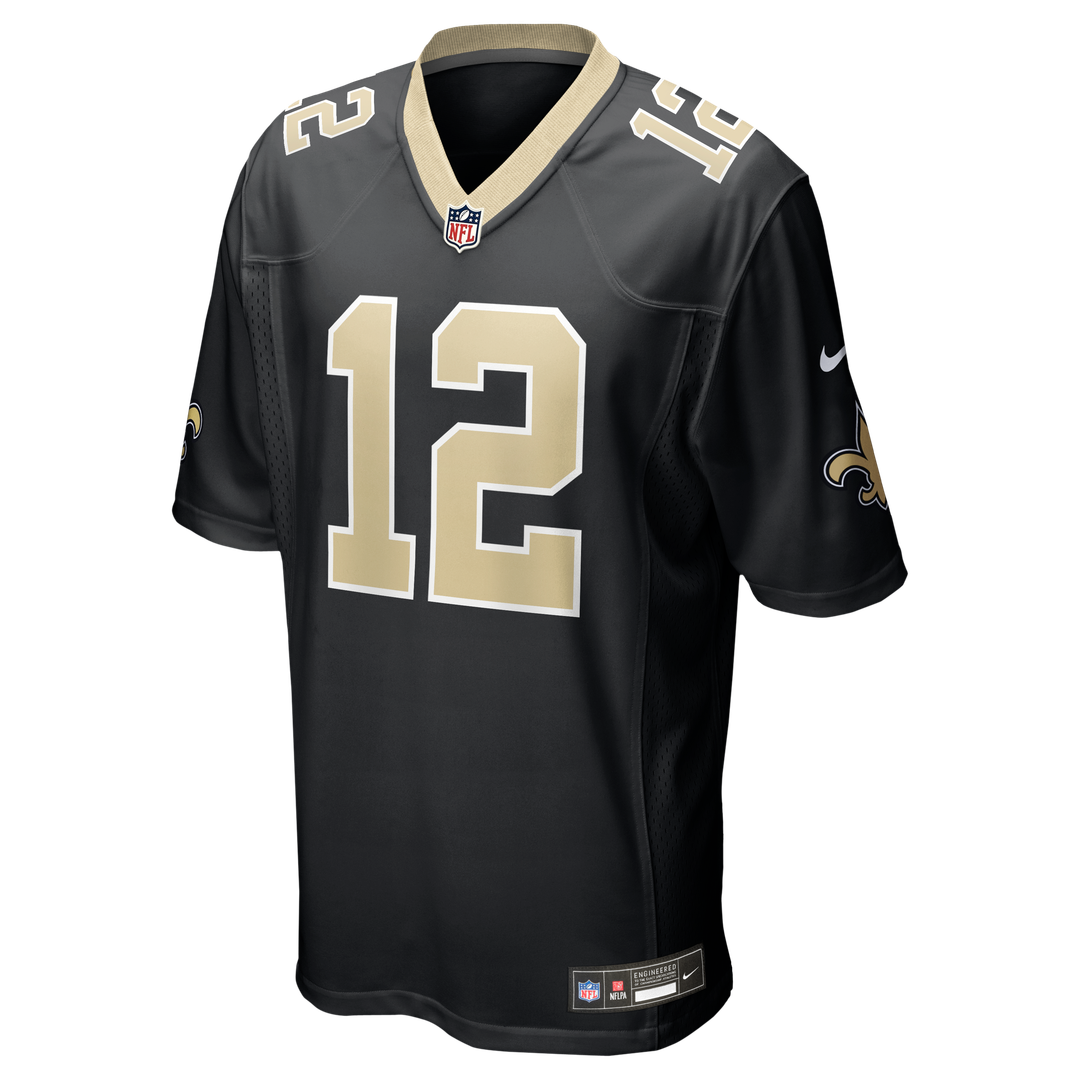 New Orleans Saints Chris Olave Nike Player Game Jersey - Black