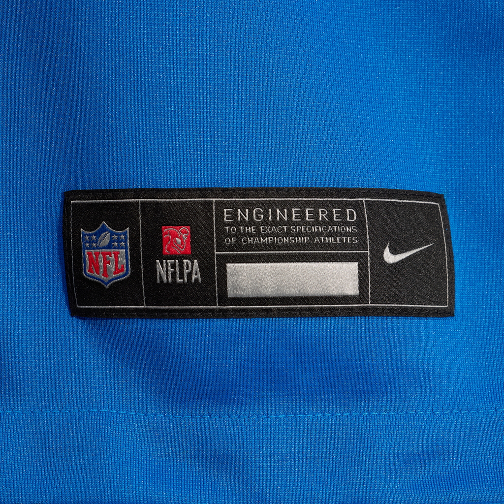 Detroit Lions Rock Ya-Sin Nike Team Game Jersey - Blue