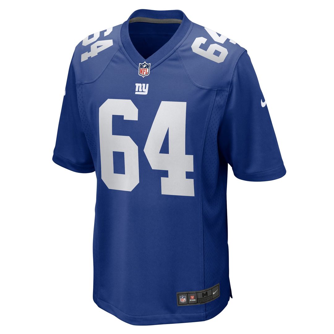 New York Giants Aaron Stinnie Nike Team Game Jersey - Royal