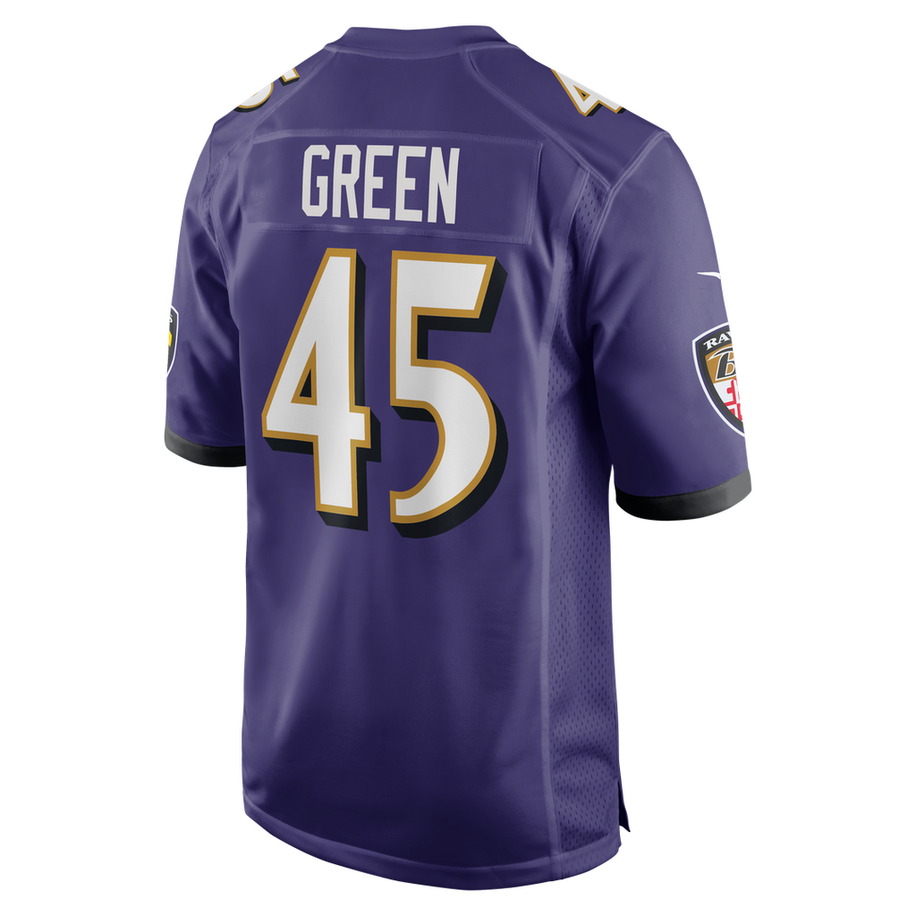 Baltimore Ravens Mike Green Nike Team Game Jersey - Purple