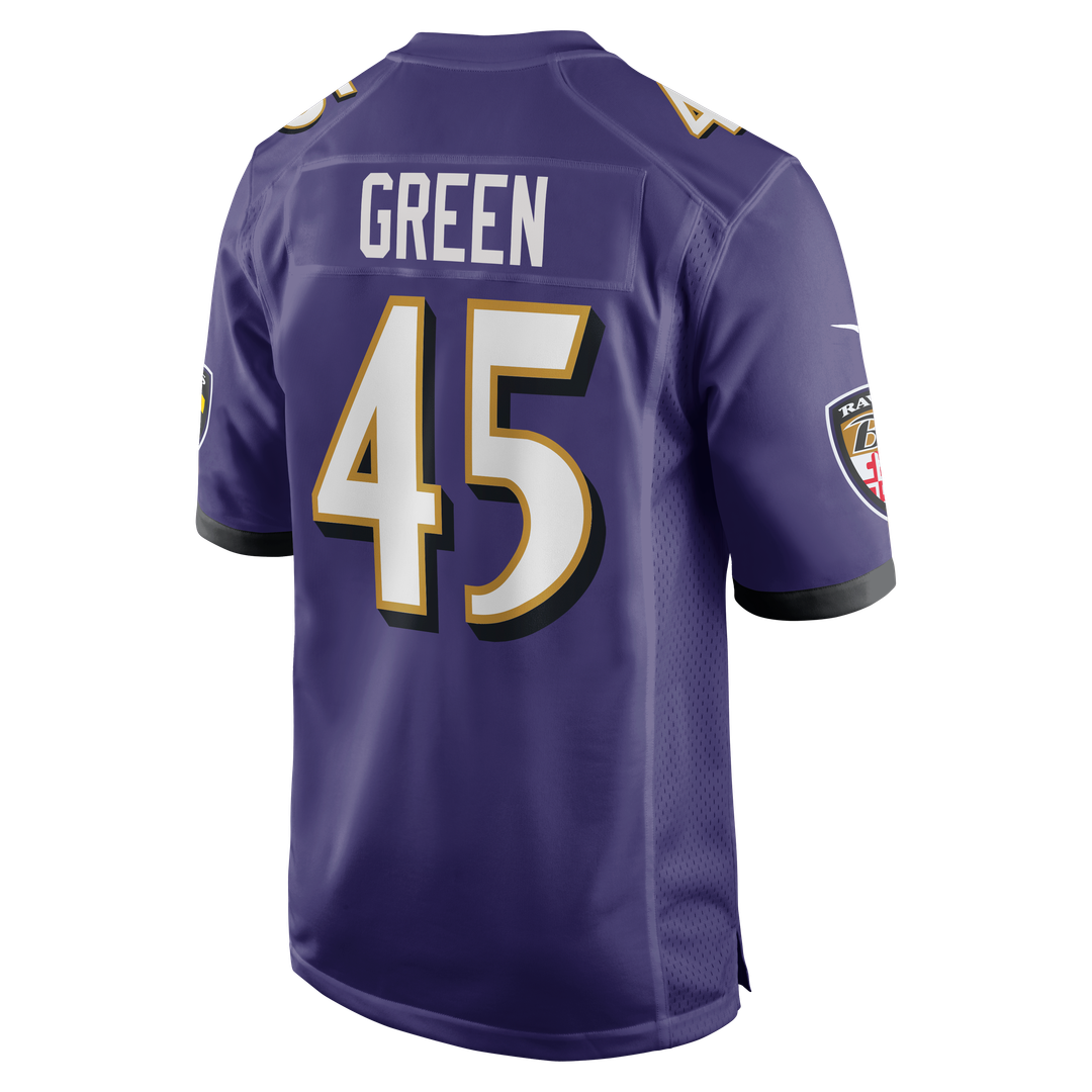 Baltimore Ravens Mike Green Nike Team Game Jersey - Purple