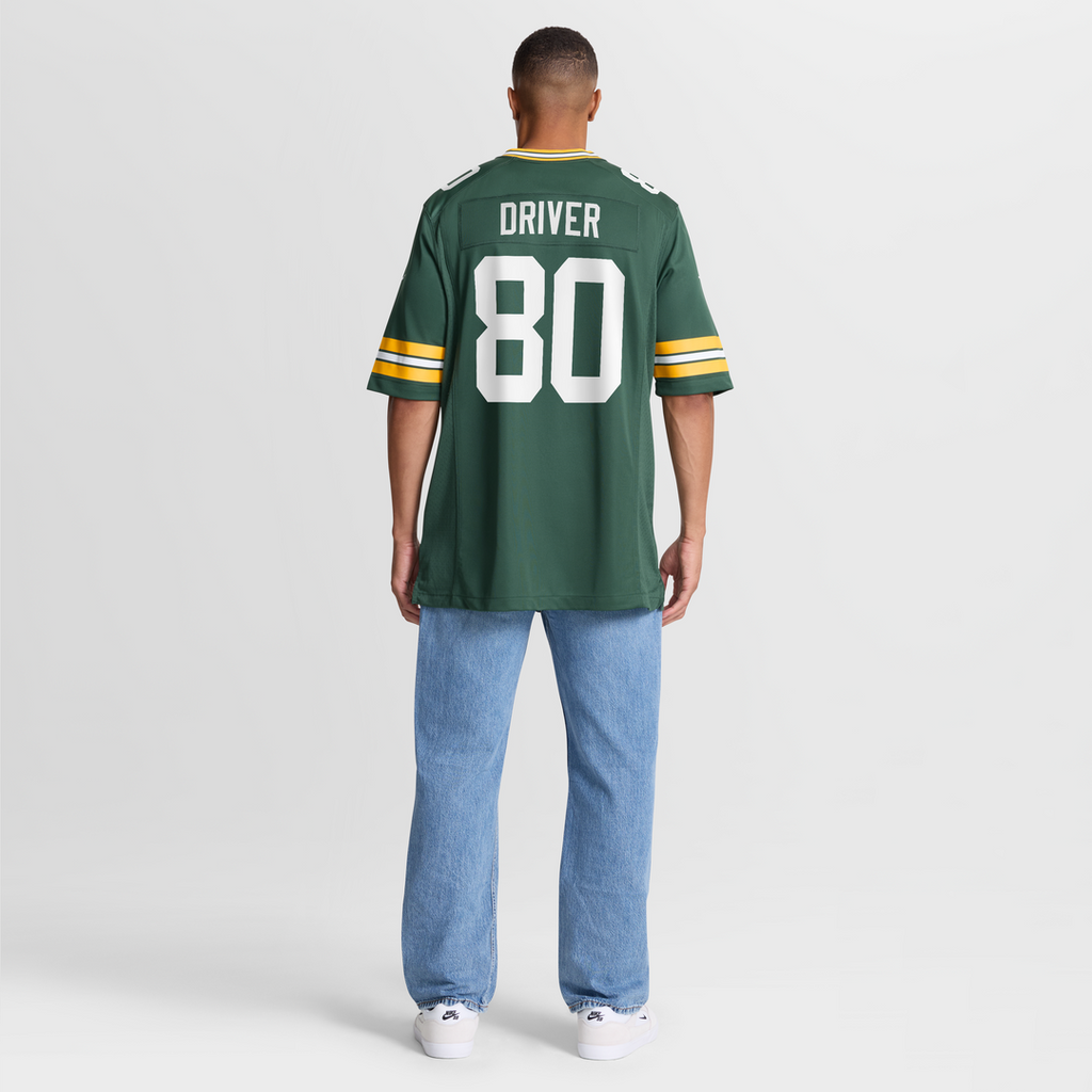 Green Bay Packers Donald Driver Nike Game Retired Player Jersey - Green