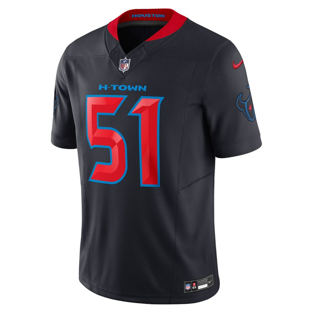 Houston Texans Will Anderson Jr. Nike 2nd Alternate Vapor F.U.S.E. Limited Jersey - Navy
