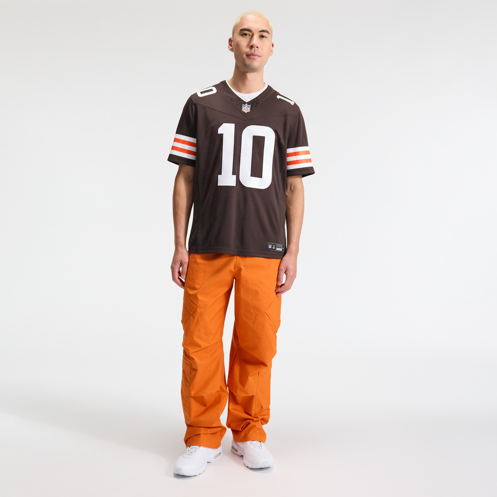 Cleveland Browns Quinshon Judkins Nike Team Vapor F.U.S.E. Stitched Limited Jersey - Brown