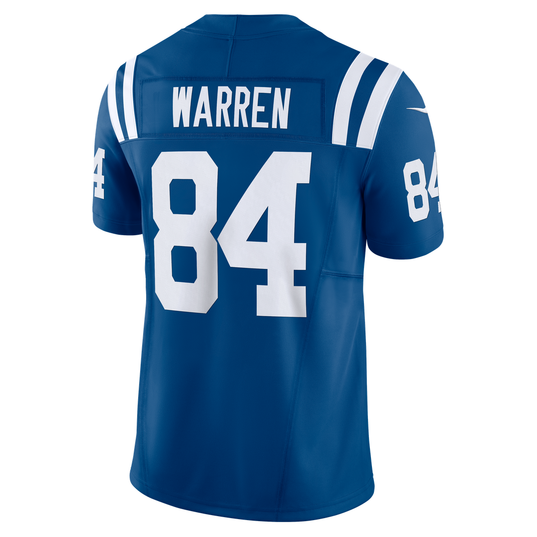 Indianapolis Colts Tyler Warren Nike Team Vapor F.U.S.E. Limited Jersey - Royal