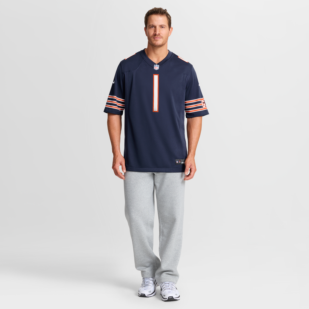 Chicago Bears Number 1 Dad Nike Game Jersey - Navy