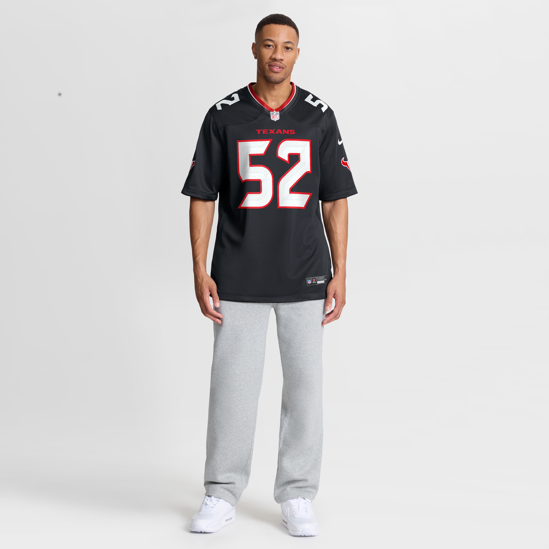 Houston Texans Xavier Thomas Nike Team Game Jersey - Navy