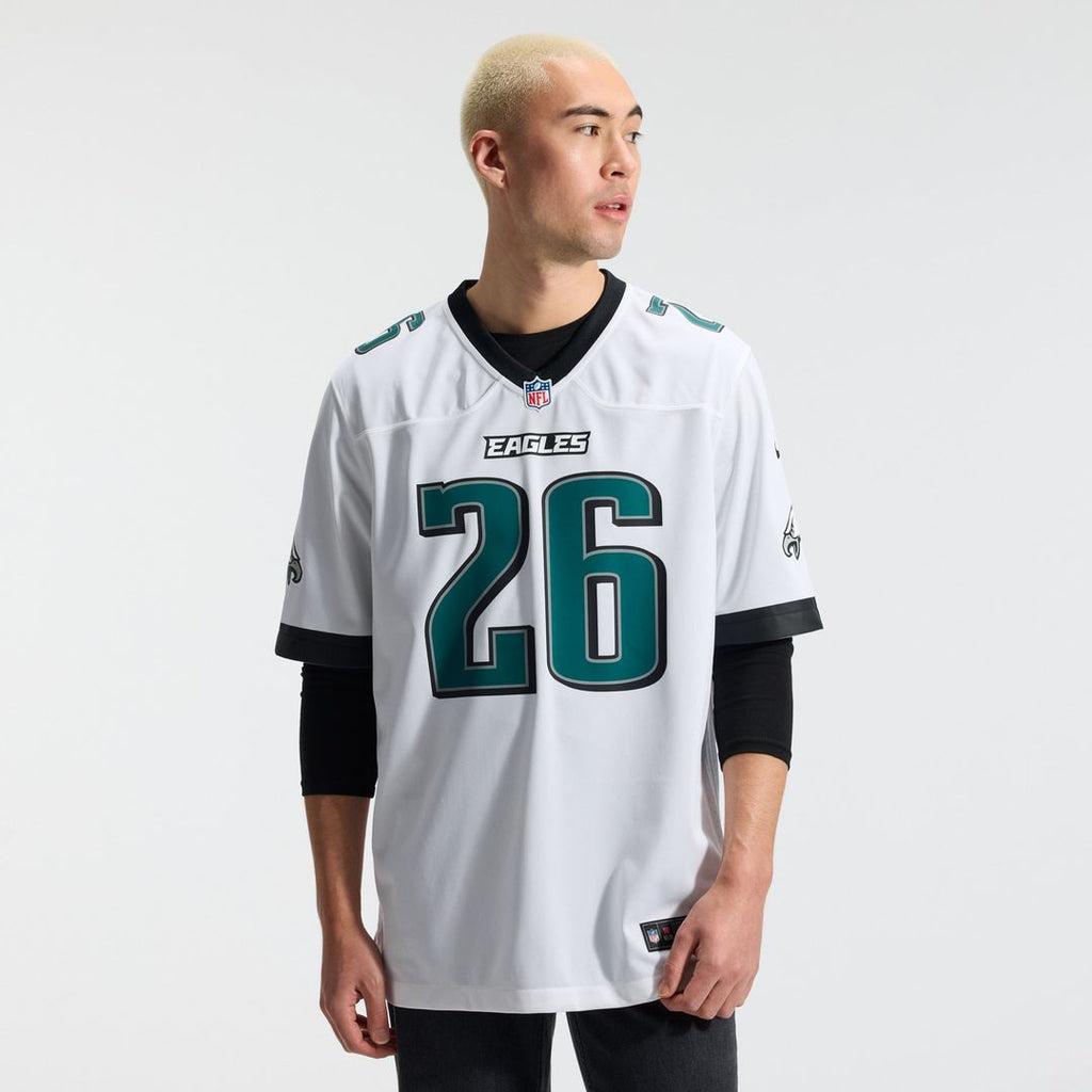 Philadelphia Eagles Saquon Barkley Nike Alternate Game Jersey - Black