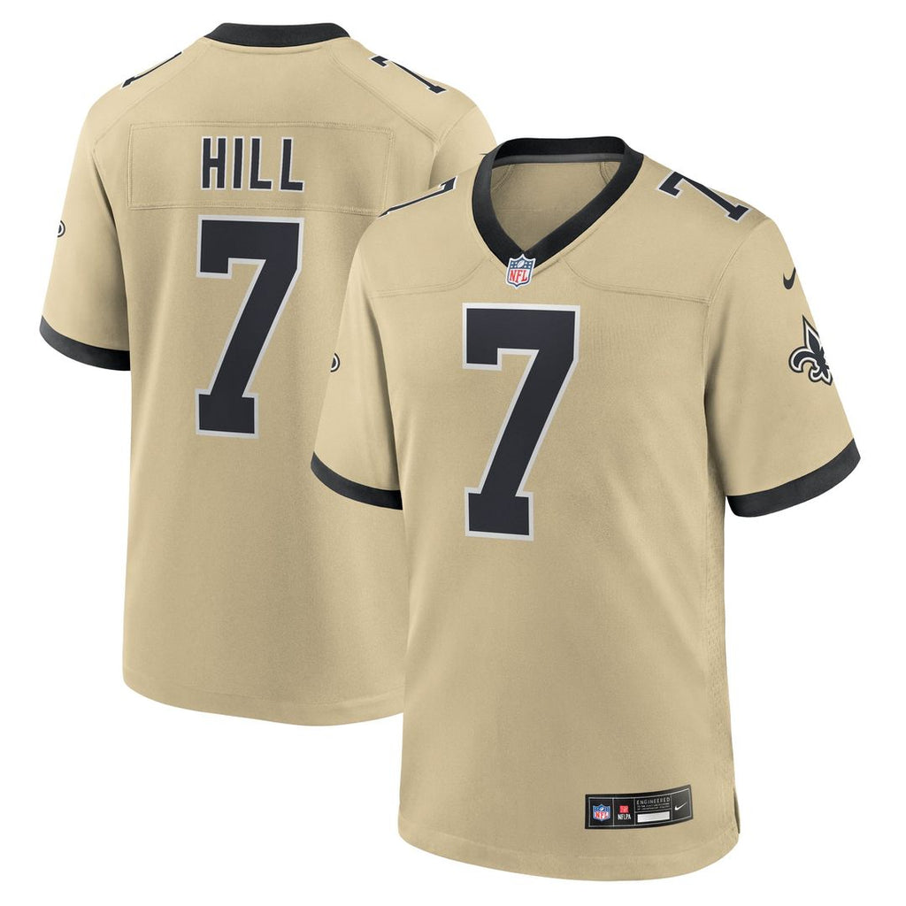 New Orleans Saints Taysom Hill Nike Game Jersey - Black