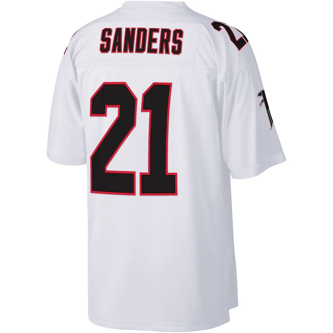 Atlanta Falcons Deion Sanders Mitchell & Ness Big & Tall 1992 Retired Player Replica Jersey - White