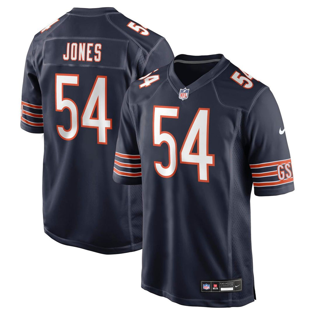 Chicago Bears Logan Jones Nike Team Game Jersey - Navy