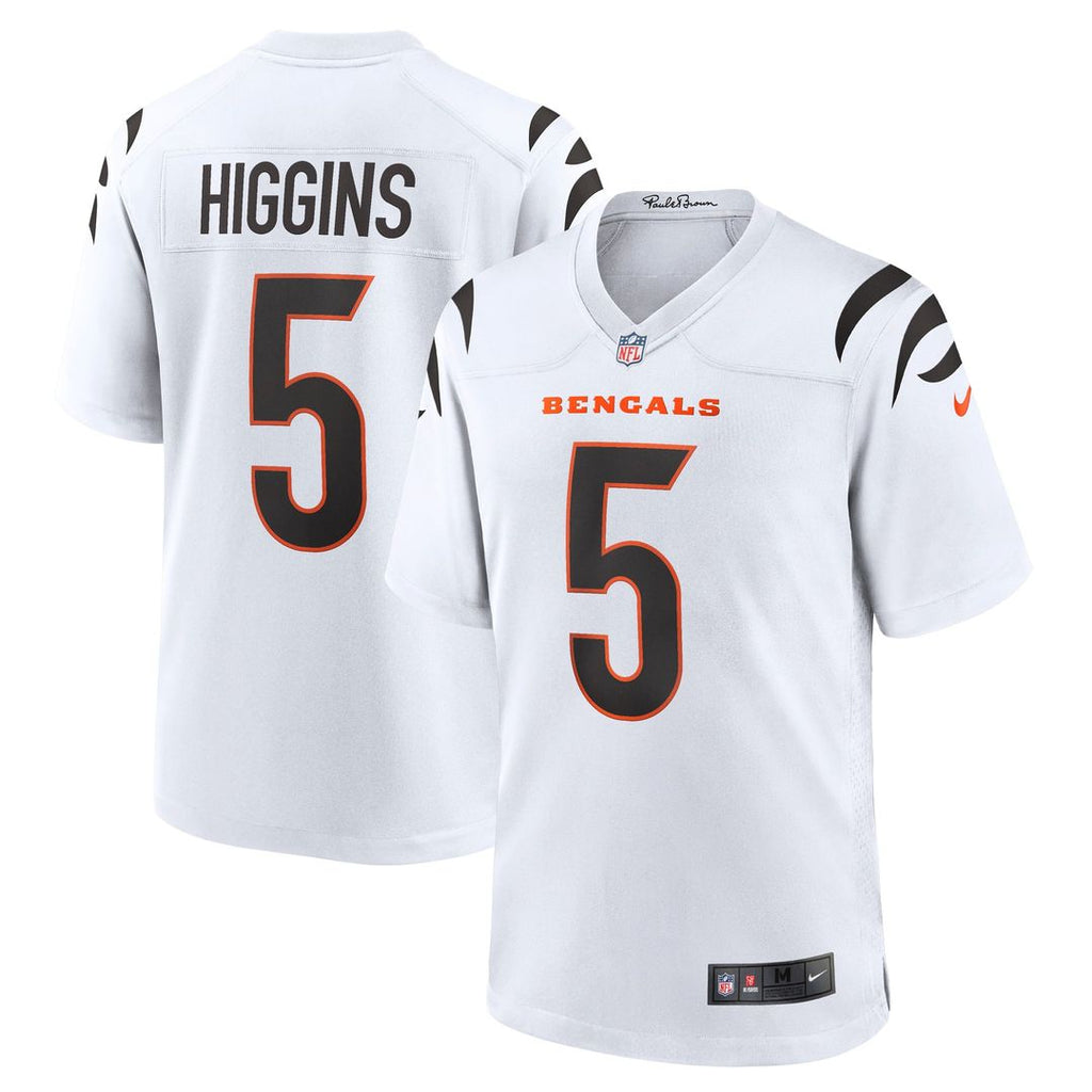 Cincinnati Bengals Tee Higgins Nike Game Jersey - White