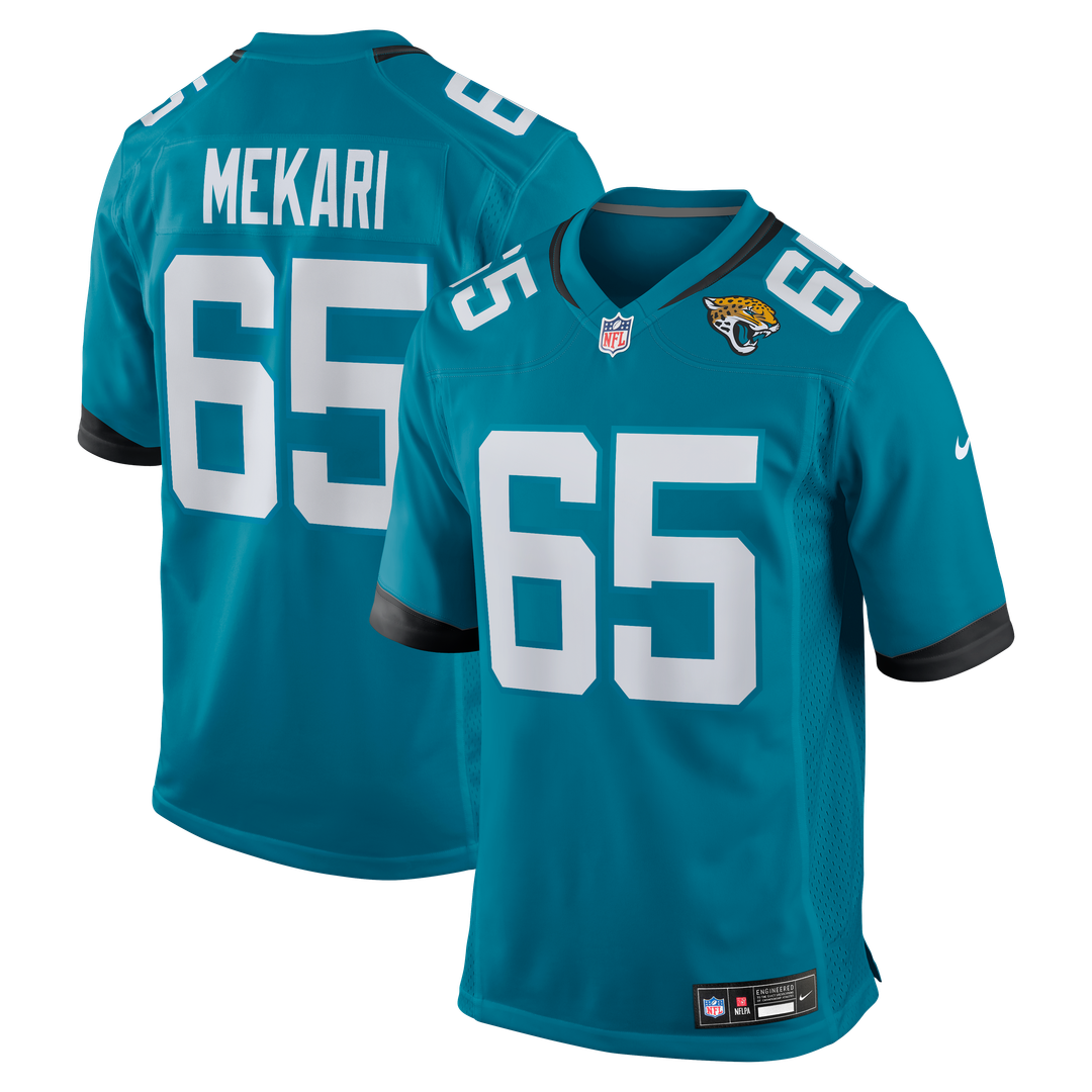 Jacksonville Jaguars Patrick Mekari Nike Team Game Jersey - Teal