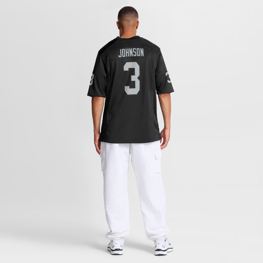 Las Vegas Raiders Taron Johnson Nike Team Game Jersey - Black