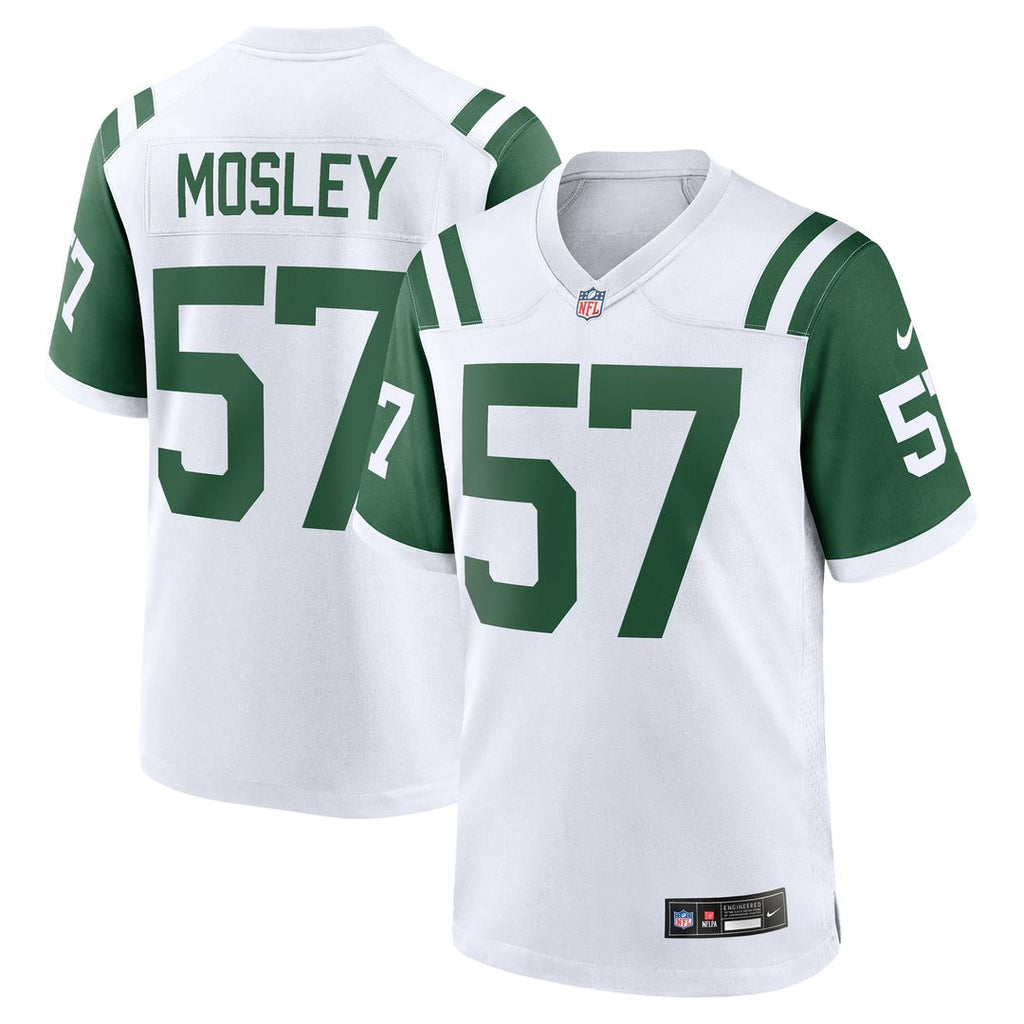 New York Jets C.J. Mosley Nike Classic Alternate Game Jersey - White