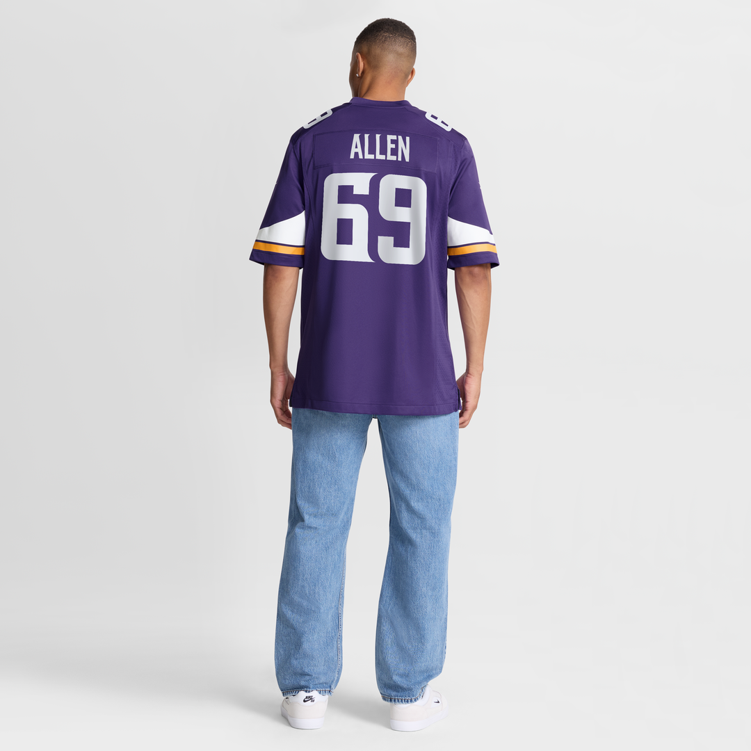 Minnesota Vikings Jared Allen Nike Retired Player Game Jersey - Purple