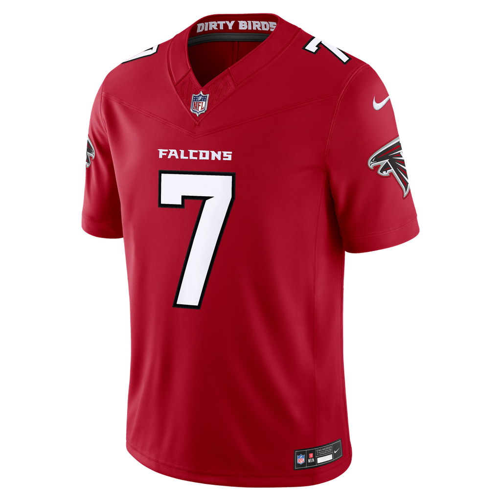 Atlanta Falcons Bijan Robinson Nike Alternate Throwback Vapor F.U.S.E. Stitched Limited Jersey - Black