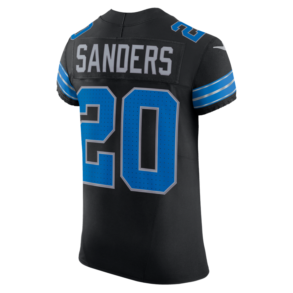 Detroit Lions Barry Sanders Nike Alternate Vapor F.U.S.E. Elite Jersey - Black