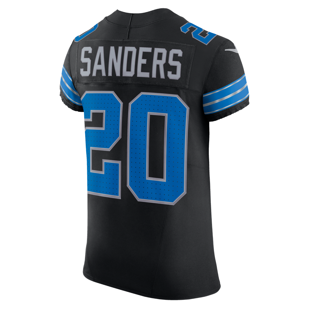 Detroit Lions Barry Sanders Nike Alternate Vapor F.U.S.E. Elite Jersey - Black