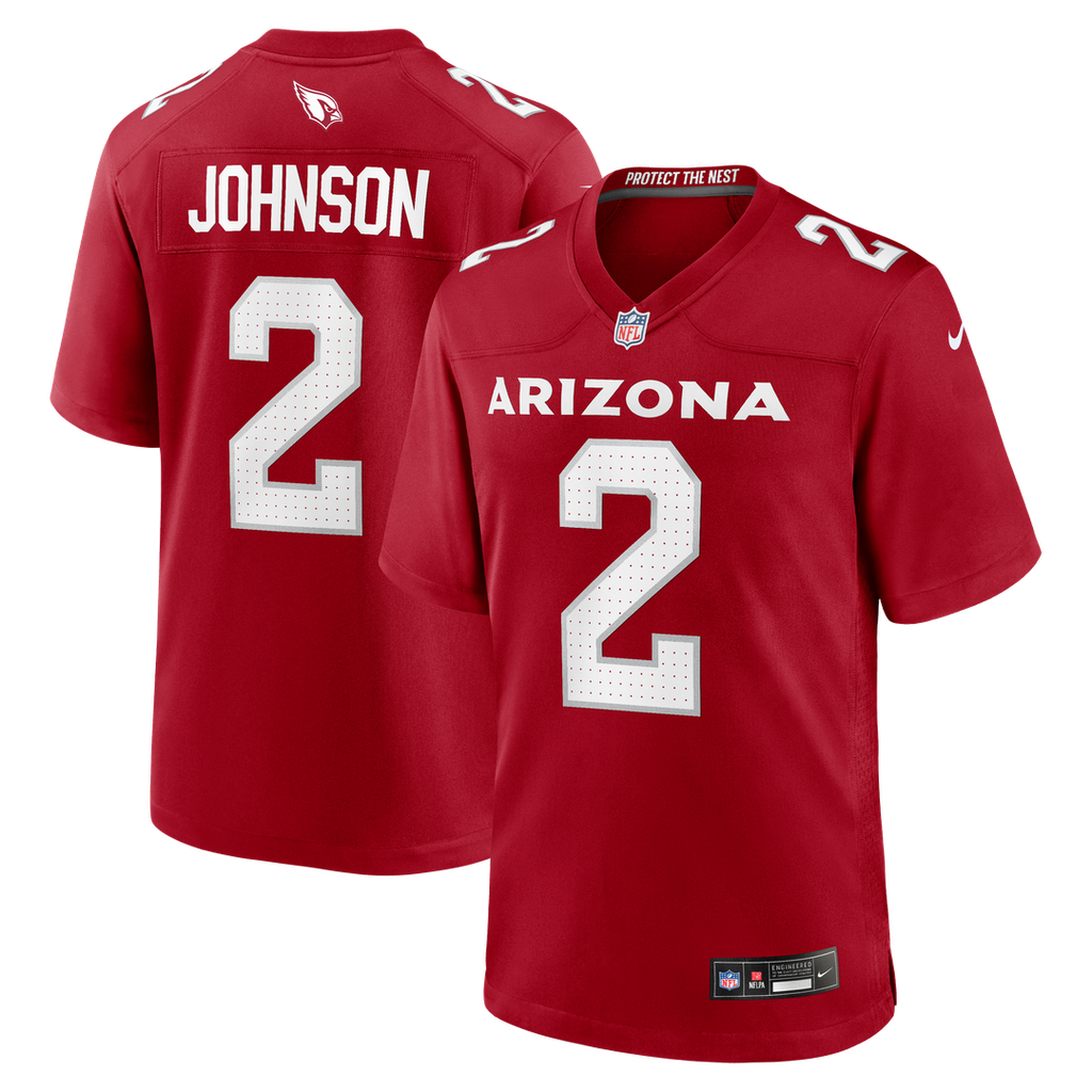 Arizona Cardinals Will Johnson Nike Team Game Jersey - Cardinal
