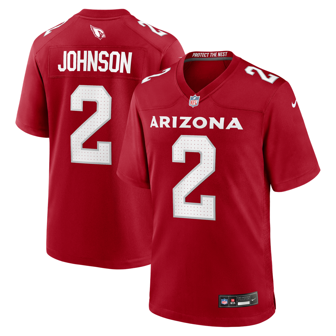 Arizona Cardinals Will Johnson Nike Team Game Jersey - Cardinal