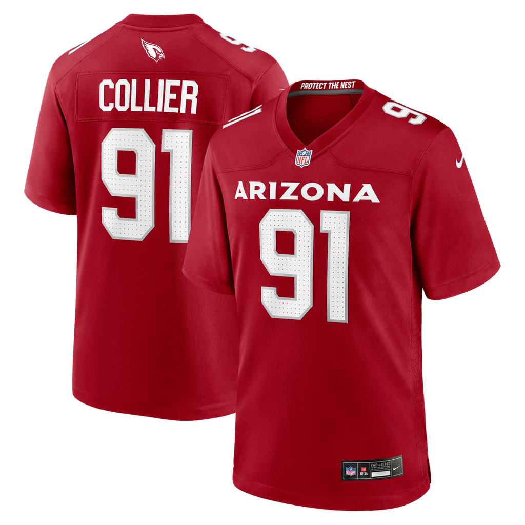 Arizona Cardinals L.J. Collier Nike Team Game Jersey - Cardinal