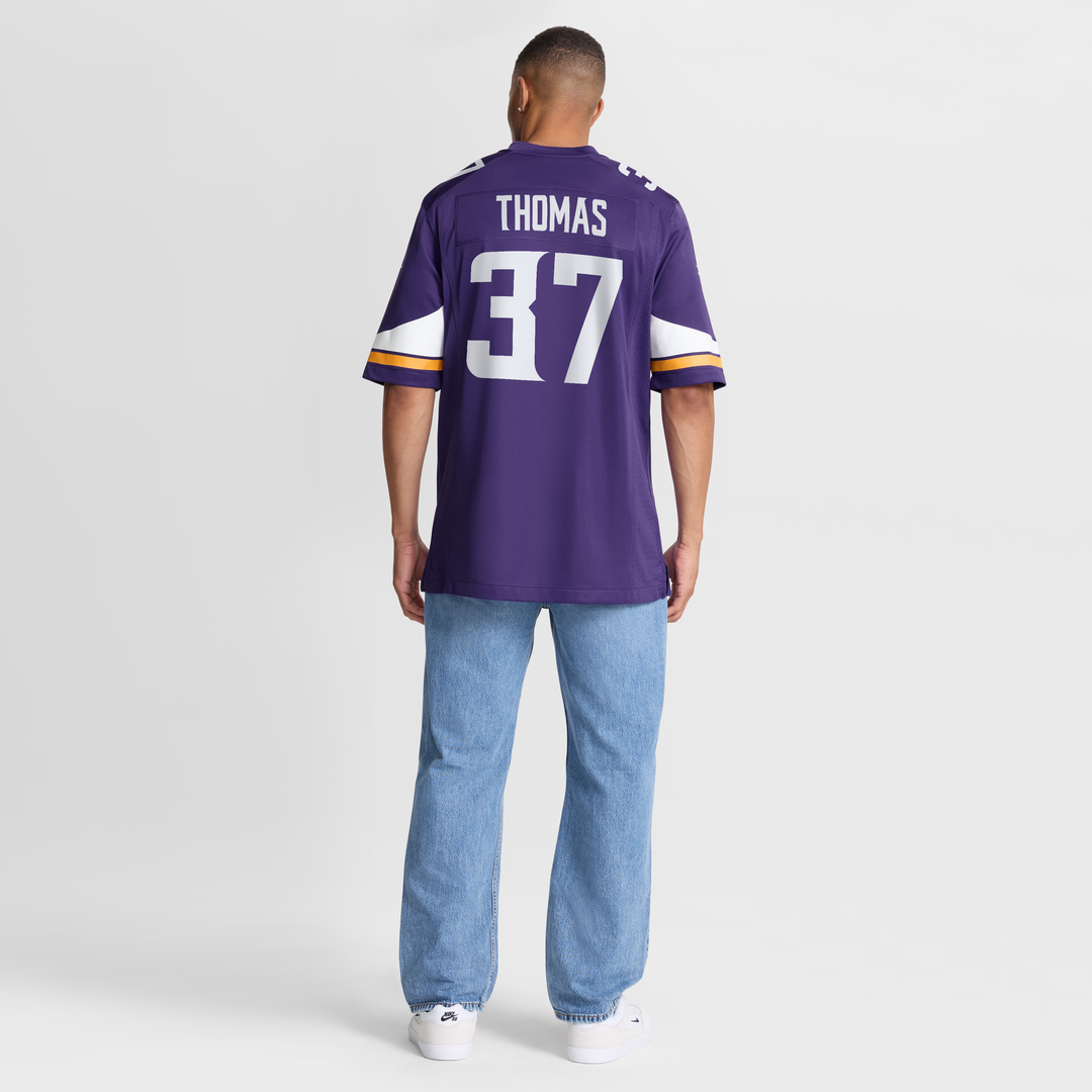 Minnesota Vikings Tavierre Thomas Nike Team Game Jersey - Purple