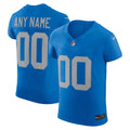 Detroit Lions Nike Alternate Vapor F.U.S.E. Elite Custom Jersey - Blue