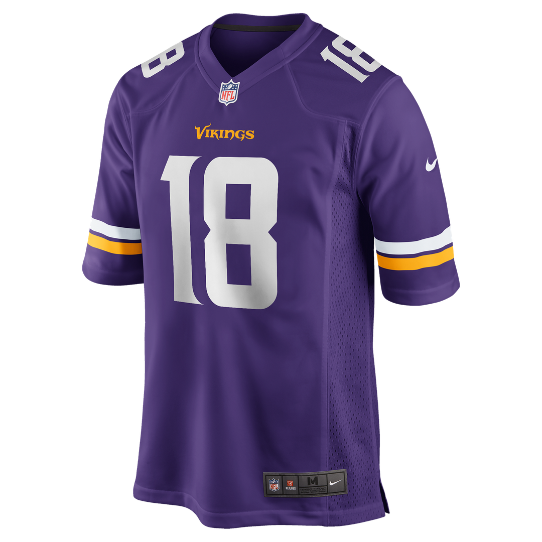 Minnesota Vikings Justin Jefferson Nike Player Game Jersey - Purple